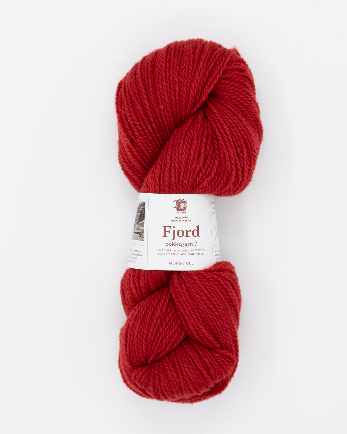Fjord sockgarn  2 - bonderöd