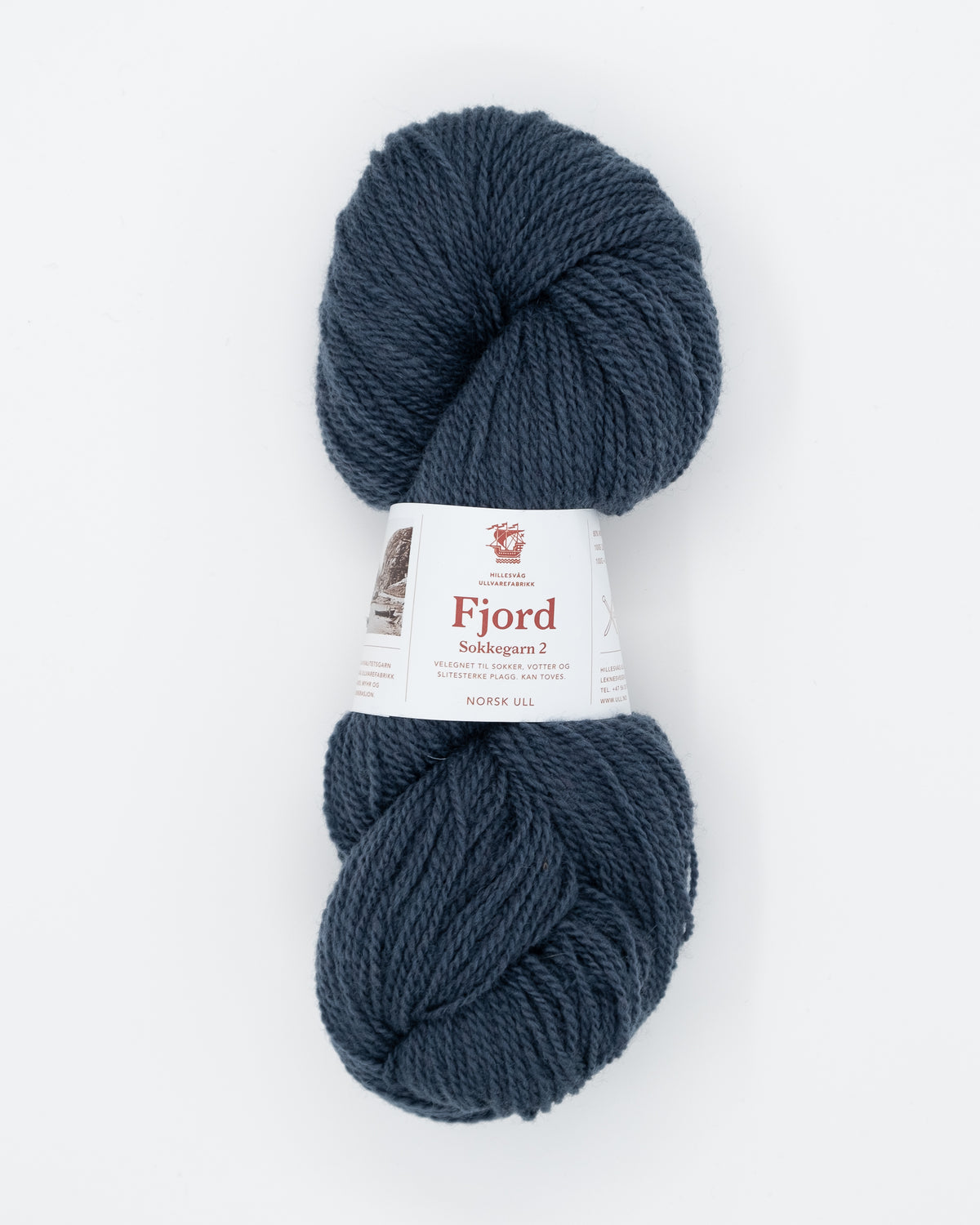 Fjord sockgarn  2 - blågrå