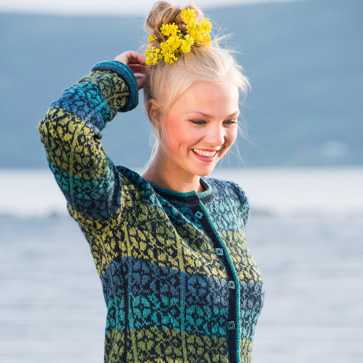 Frida's long floral jacket