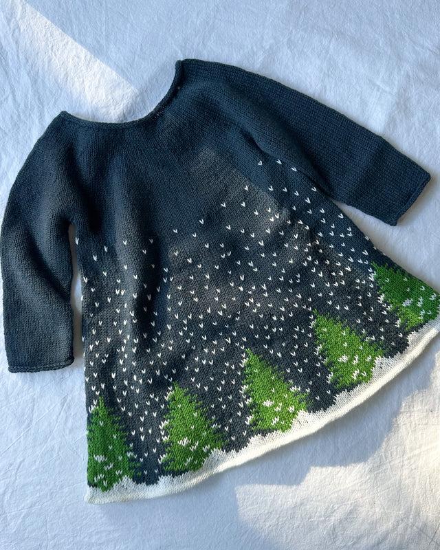Snö Julklänning barn - Knitting for Olive