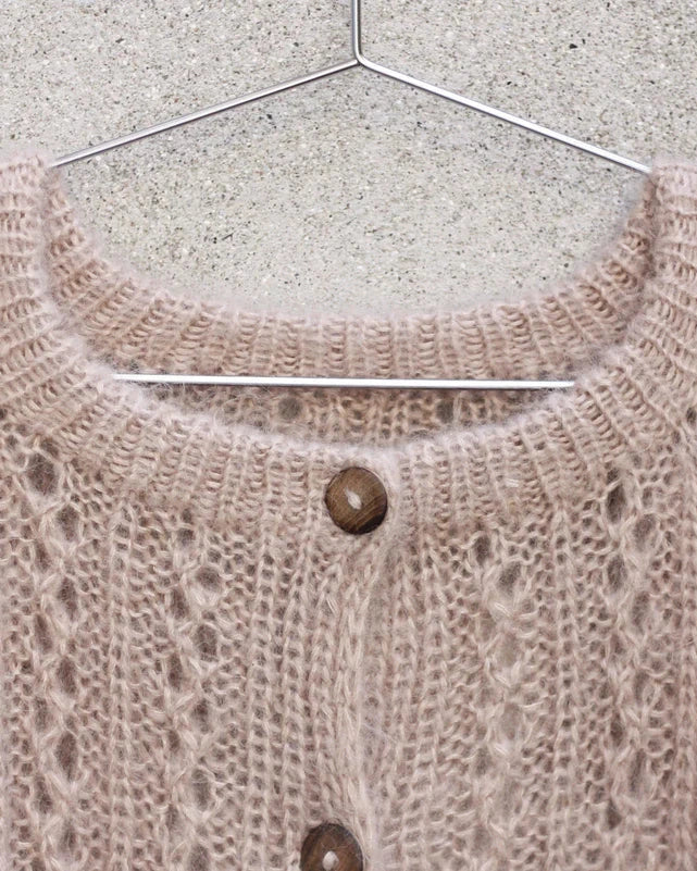 Våffelcardigan - Knitting for Olive