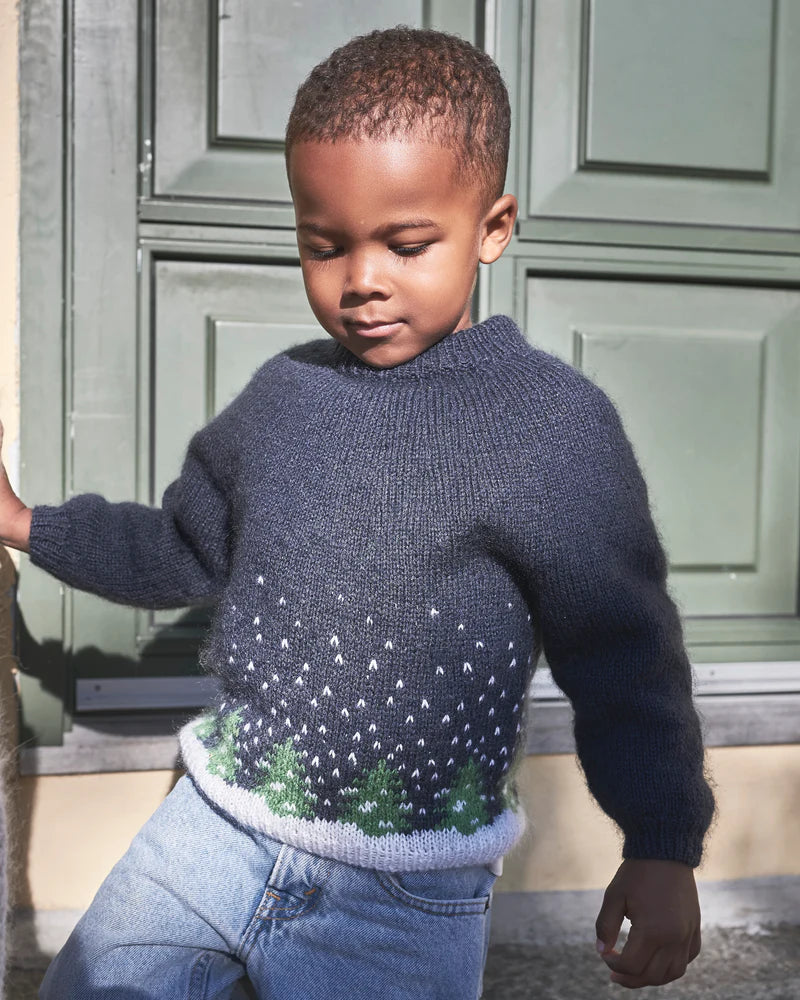 Snö Sweater barn - Knitting for Olive