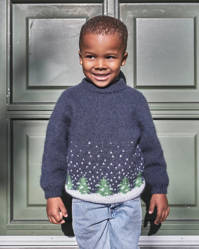 Snö Sweater barn - Knitting for Olive