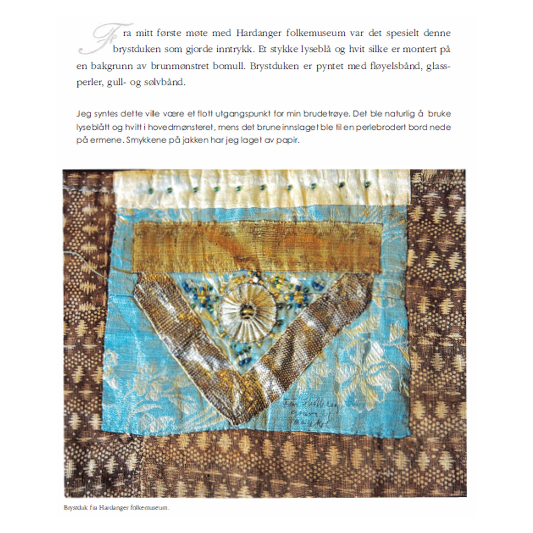 Poems in masks - Solveig Hisdal, mod. 168 incl. pearls