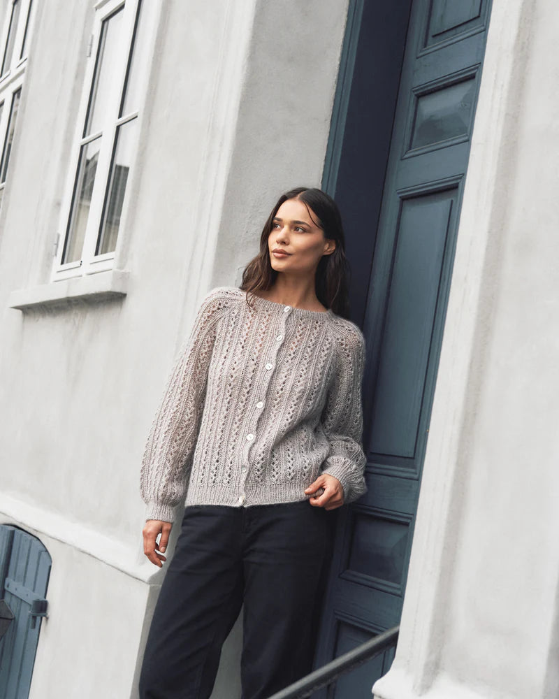 Våffelcardigan - Knitting for Olive