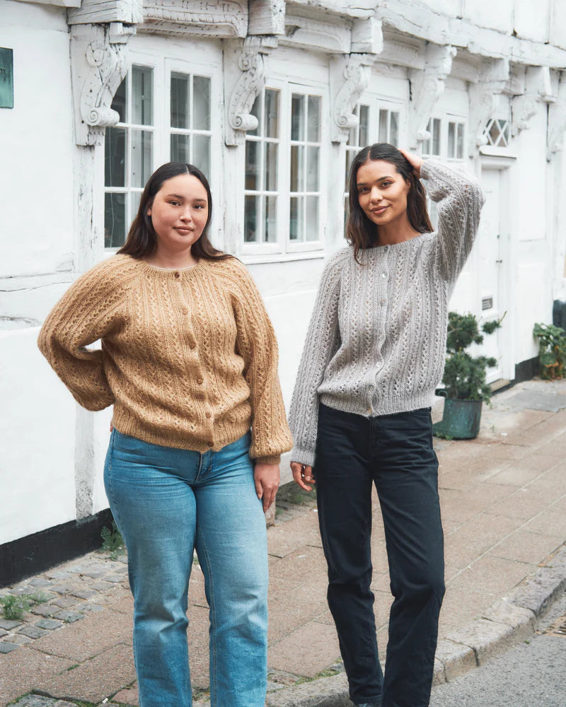 Våffelcardigan - Knitting for Olive