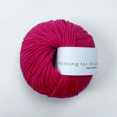 Pink Daisies / Bellis Pink - Heavy Merino
