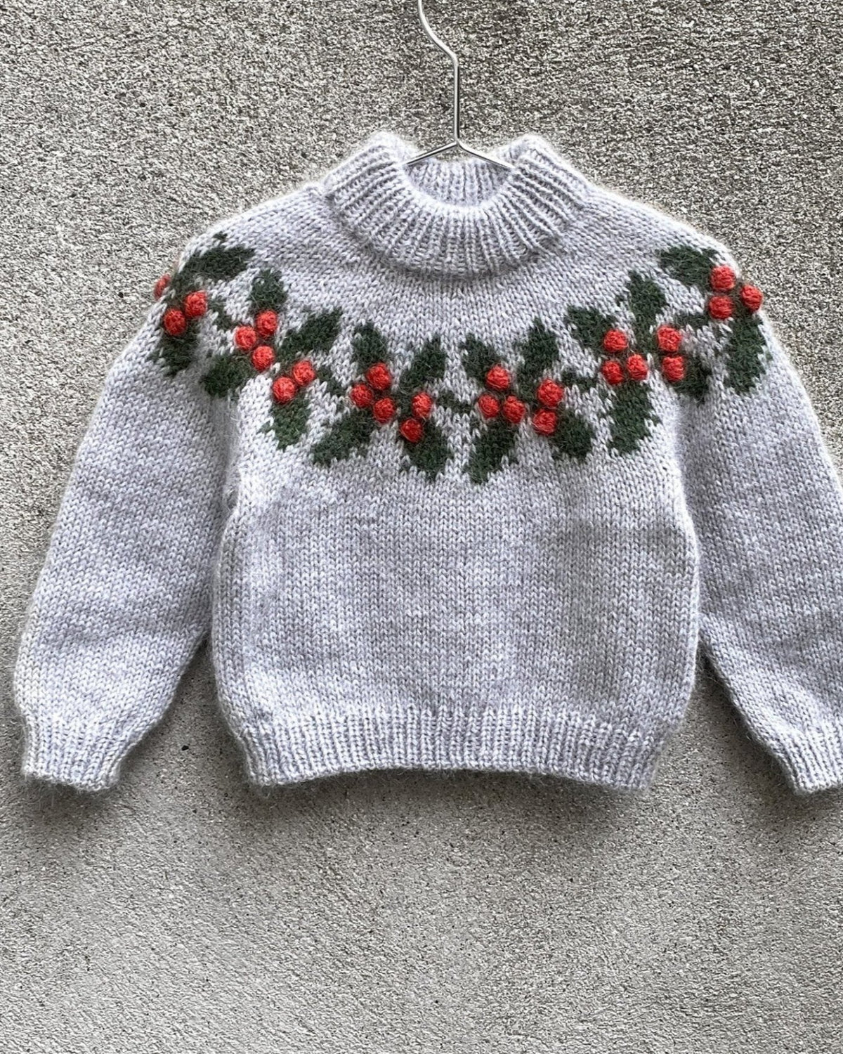Holly Sweater- Jultröja barn - Knitting for Olive