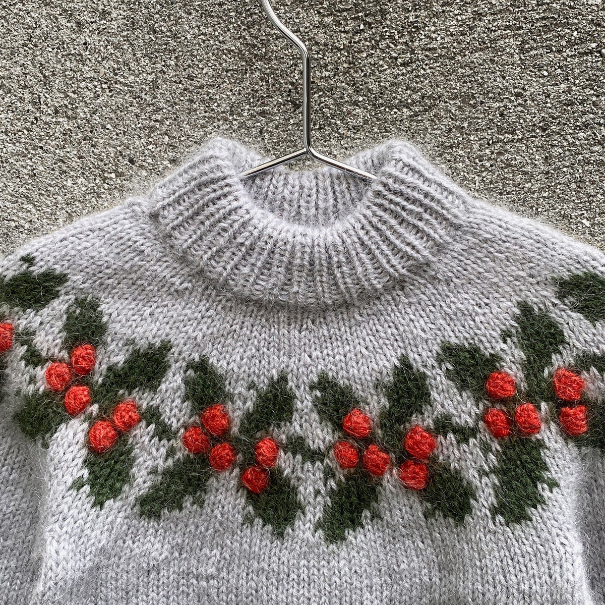 Holly Sweater- Jultröja barn - Knitting for Olive