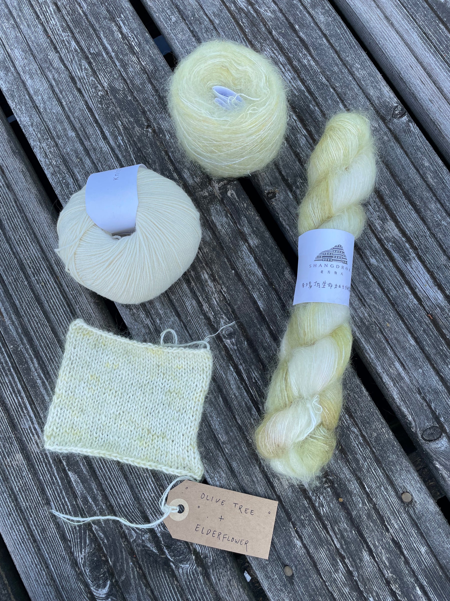SuperKid Mohair Silk - Olive Tree - Hand dyed