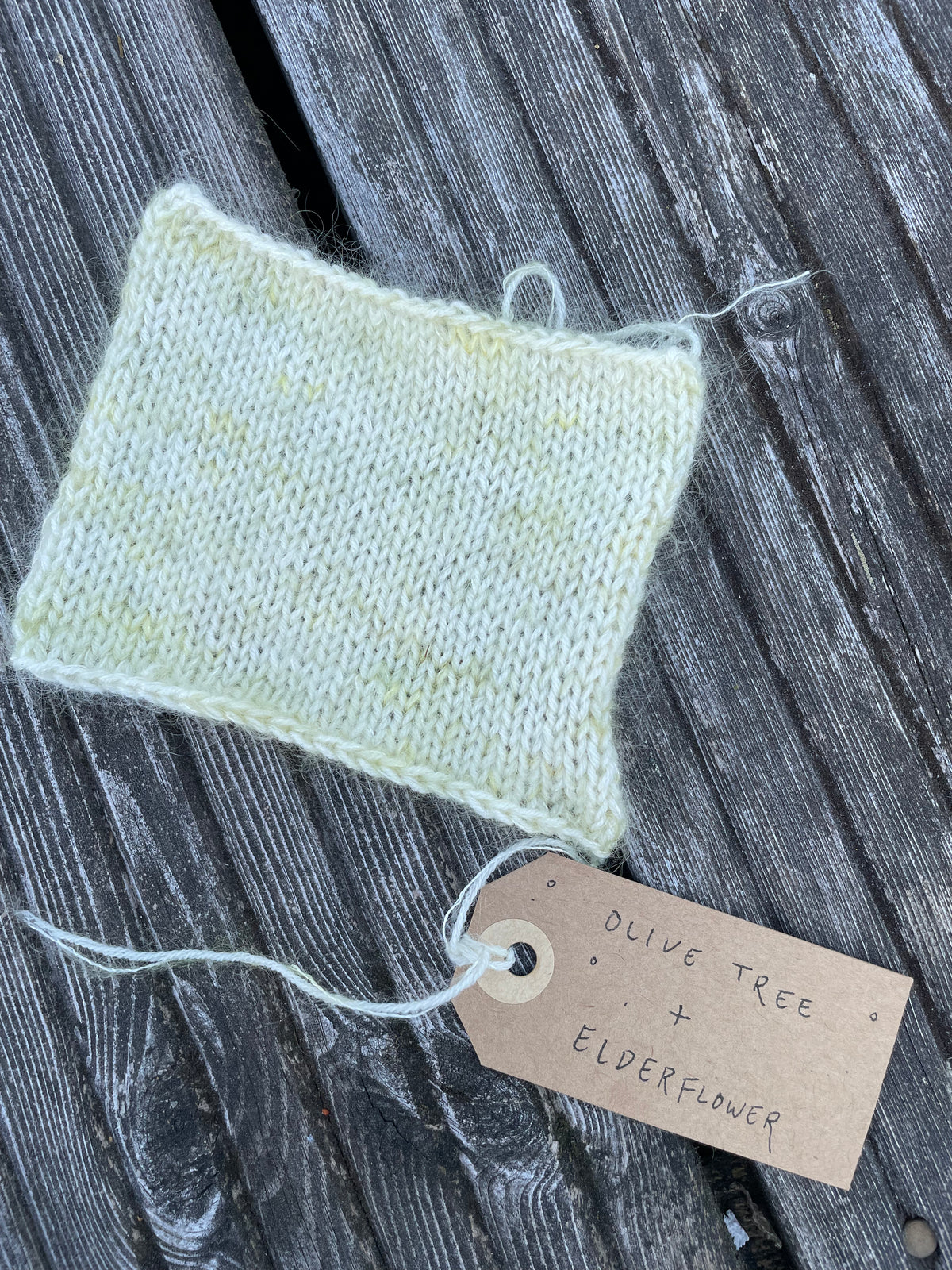 SuperKid Mohair Silk- Olive Tree-handfärgat