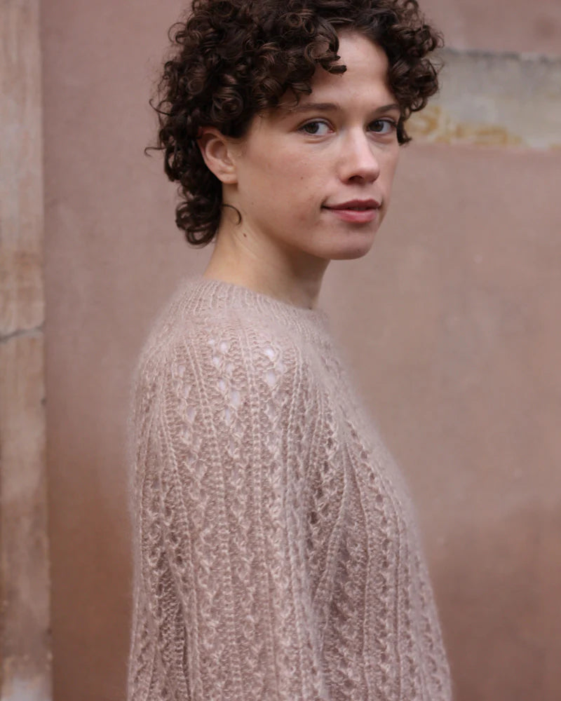 Vaffelsweater - Knitting for Olive