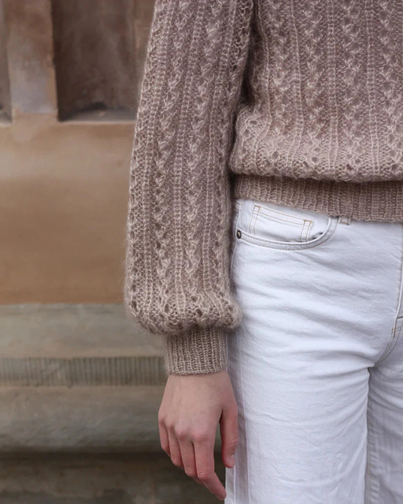 Vaffelsweater - Knitting for Olive