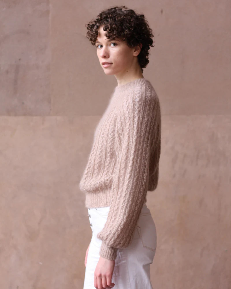 Vaffelsweater - Knitting for Olive