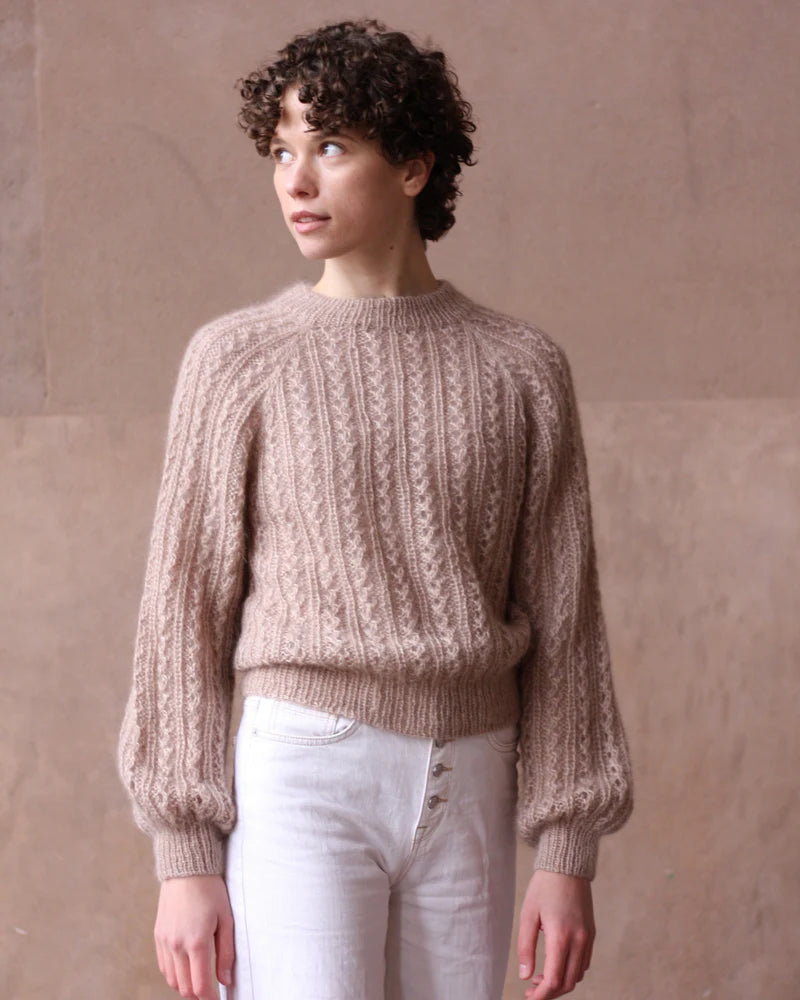 Vaffelsweater - Knitting for Olive