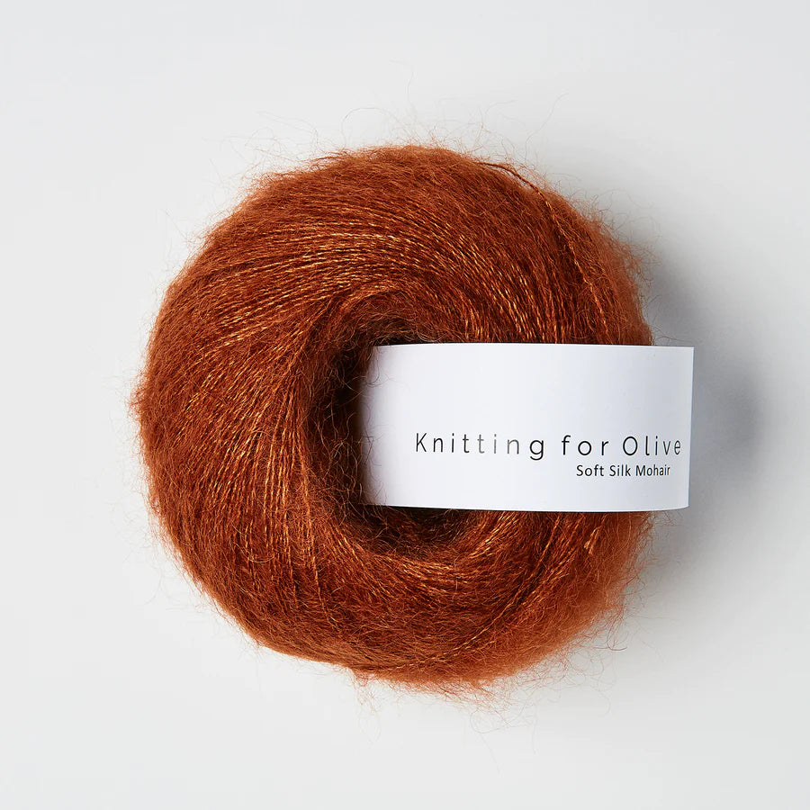Rust / Rust - Soft Silk Mohair