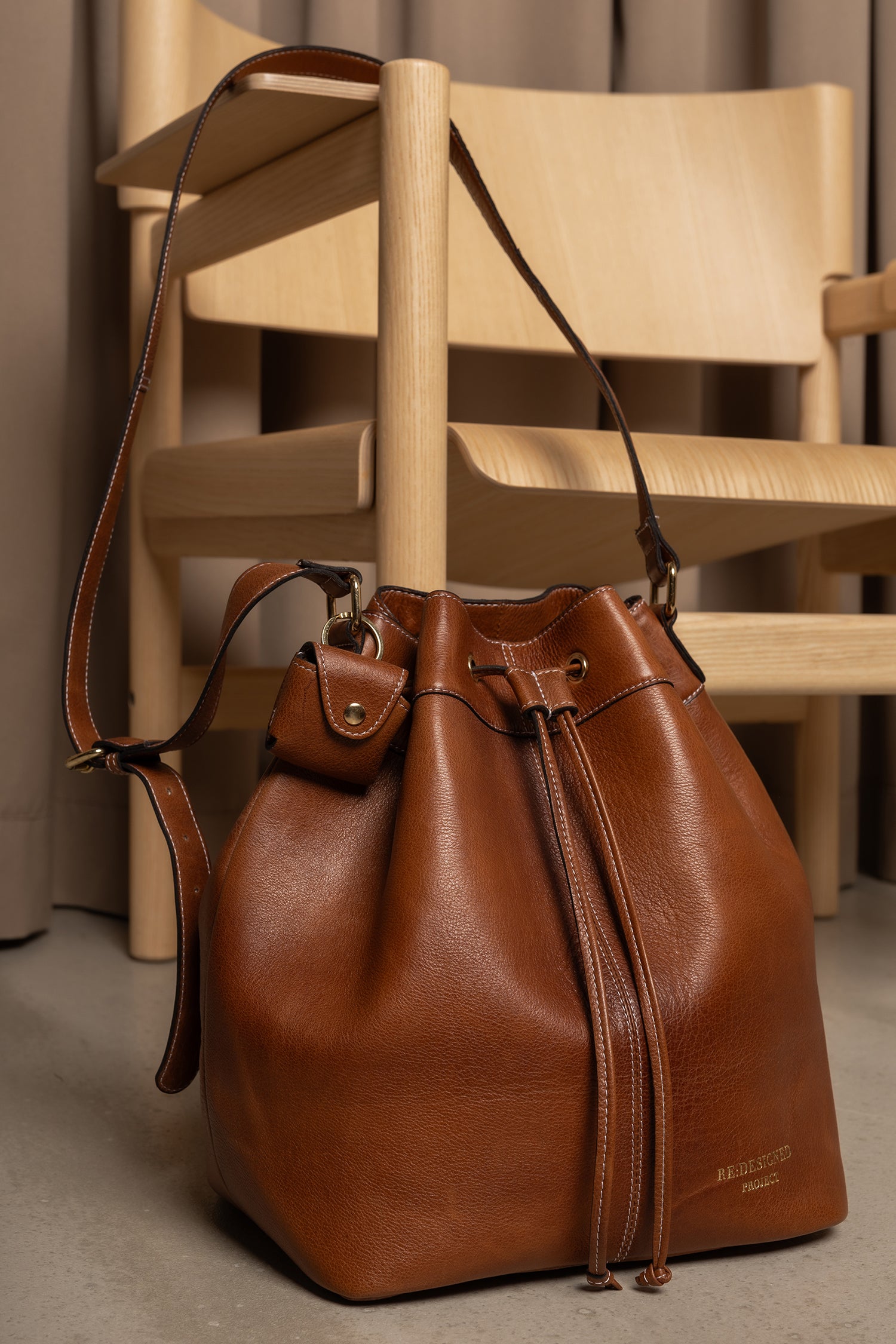 Redesigned Project 20 - walnut/gold