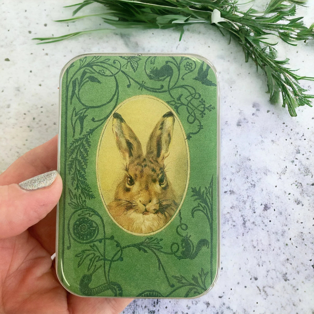 BUNNY NOTIONS TIN - Purple Box