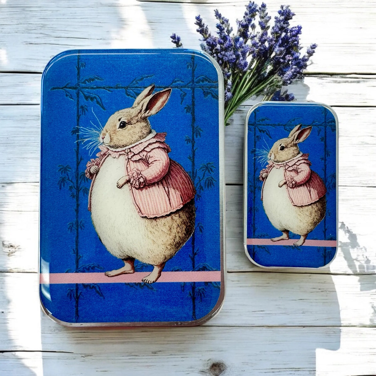 Lady Bunbury Bunny Notions Tin- Lilla Asken