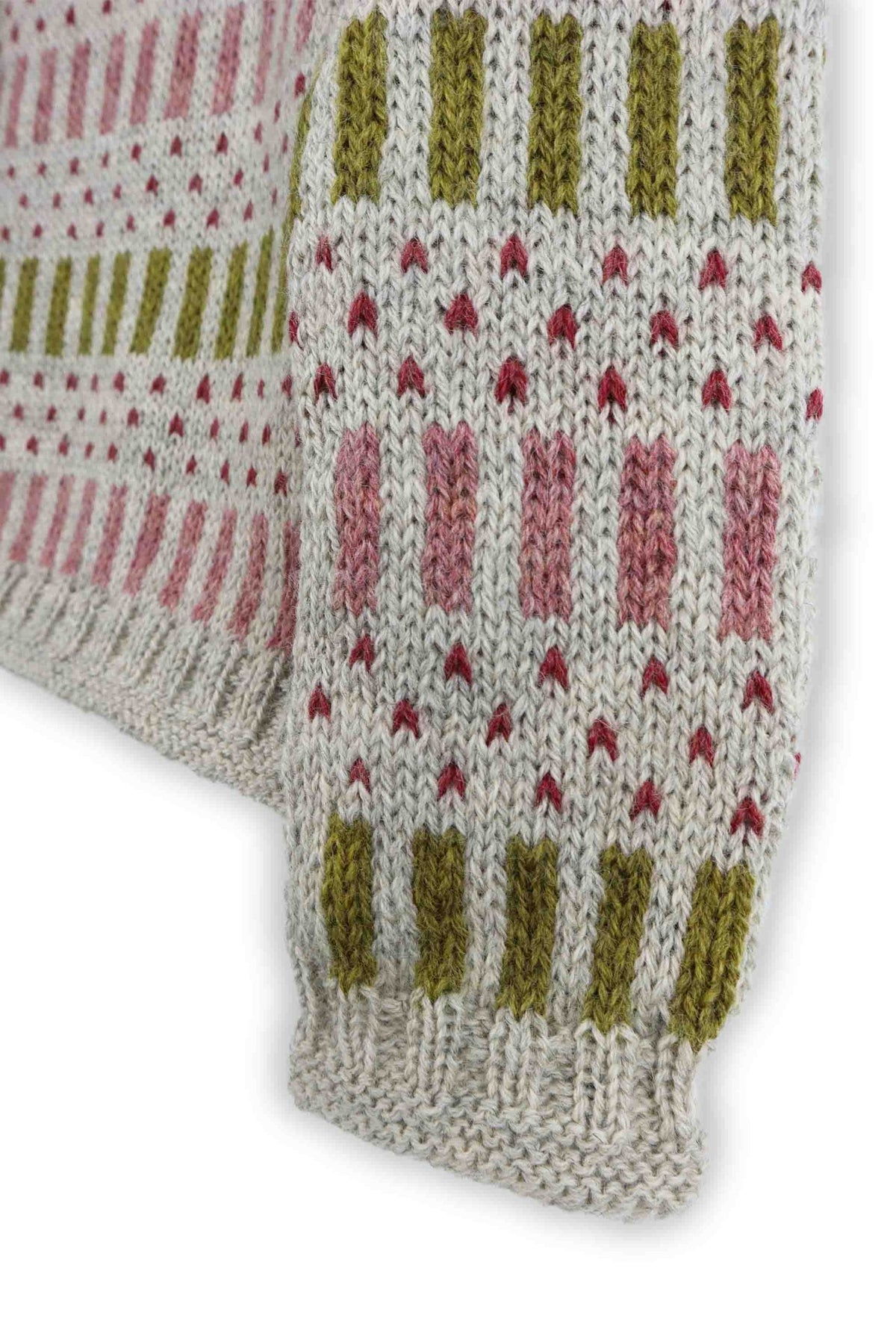 Isager - Skagen Sweater Child with Pink in the Pattern