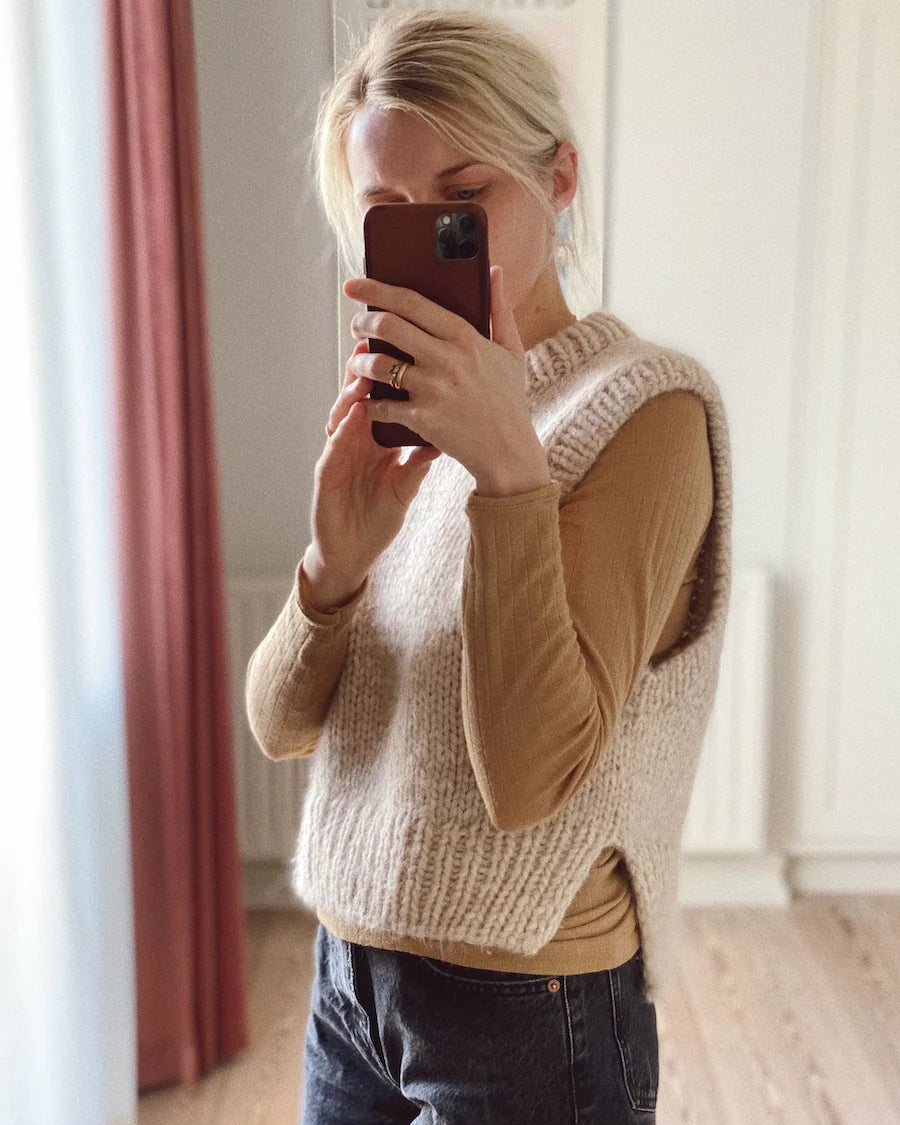 Holiday Slipover- Petite Knit