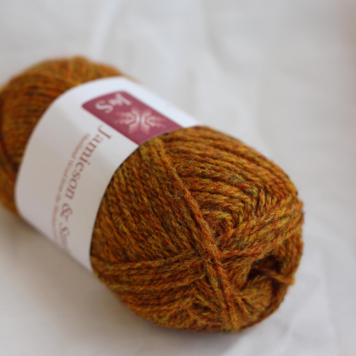 2PLY JUMPER WEIGHT - 1285 Bright Rust Orange Mix