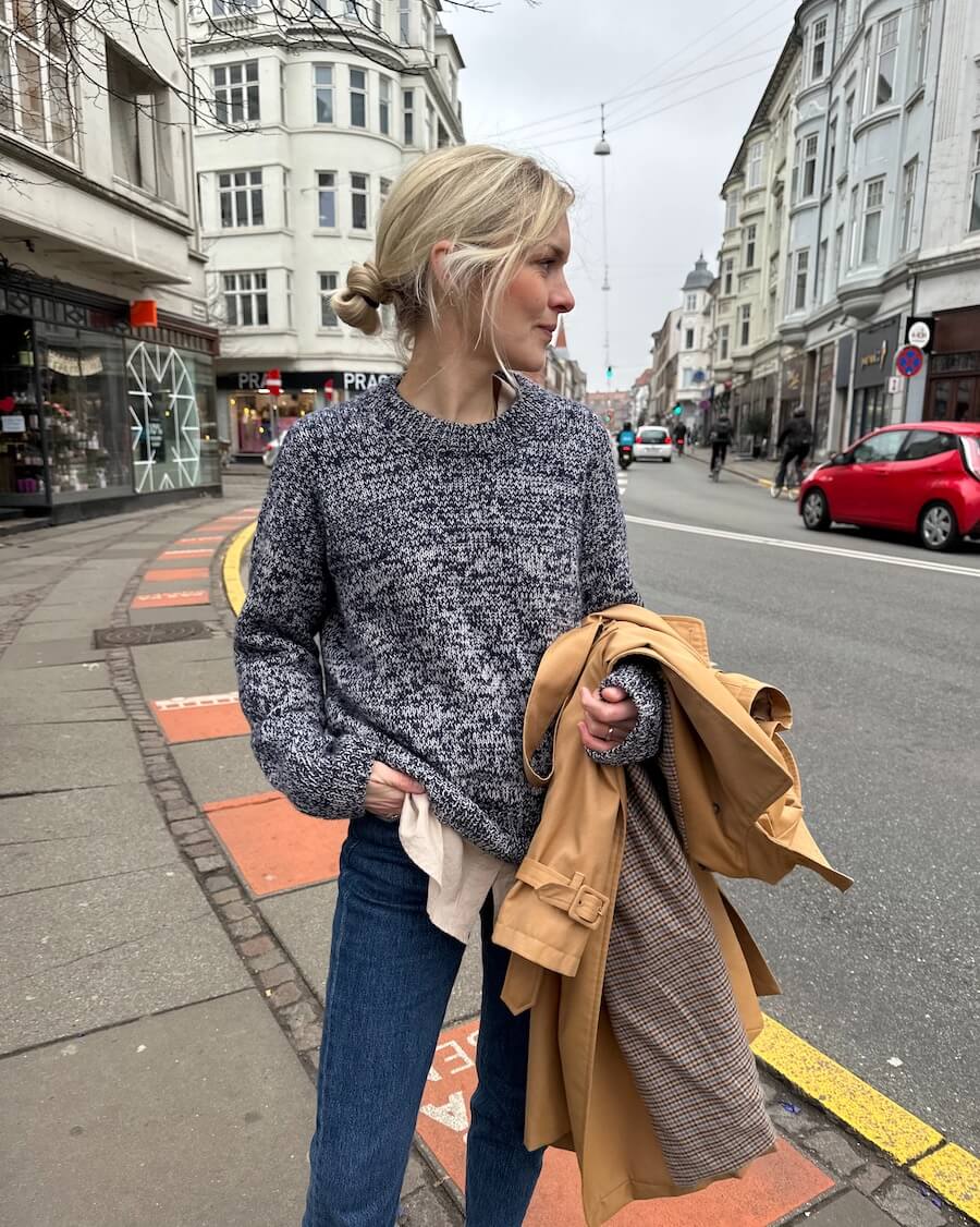 Melange Sweater - PetiteKnit