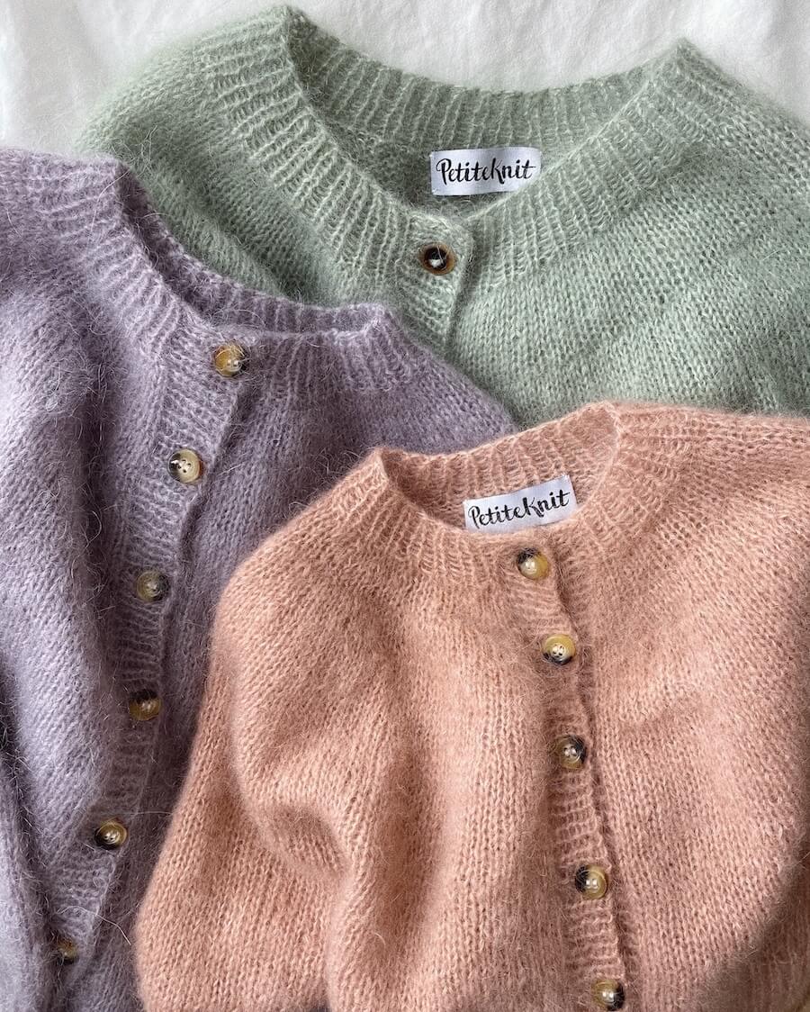 Novice Cardigans - Mohair Edition - PetiteKnit