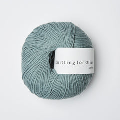 Dusty Aqua / Støvet Aqua - Merino