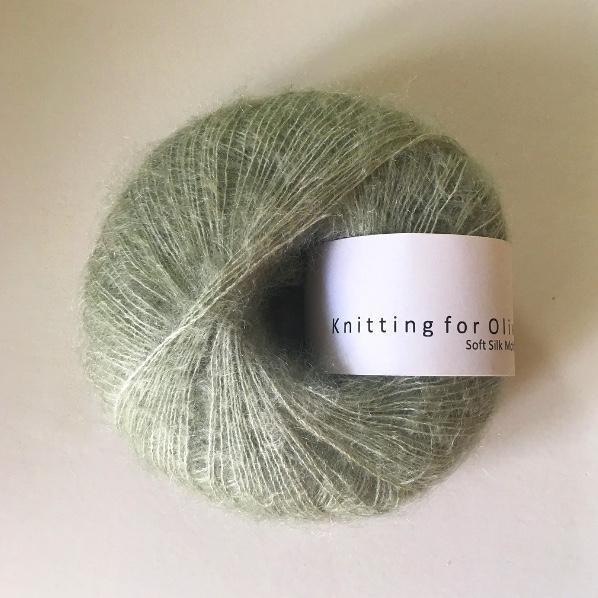 Knitting for Olive Soft Silk Mohair Dusty Dove Blue