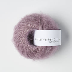 Artichoke Purple/Artioskoklilla - Soft Silk Mohair