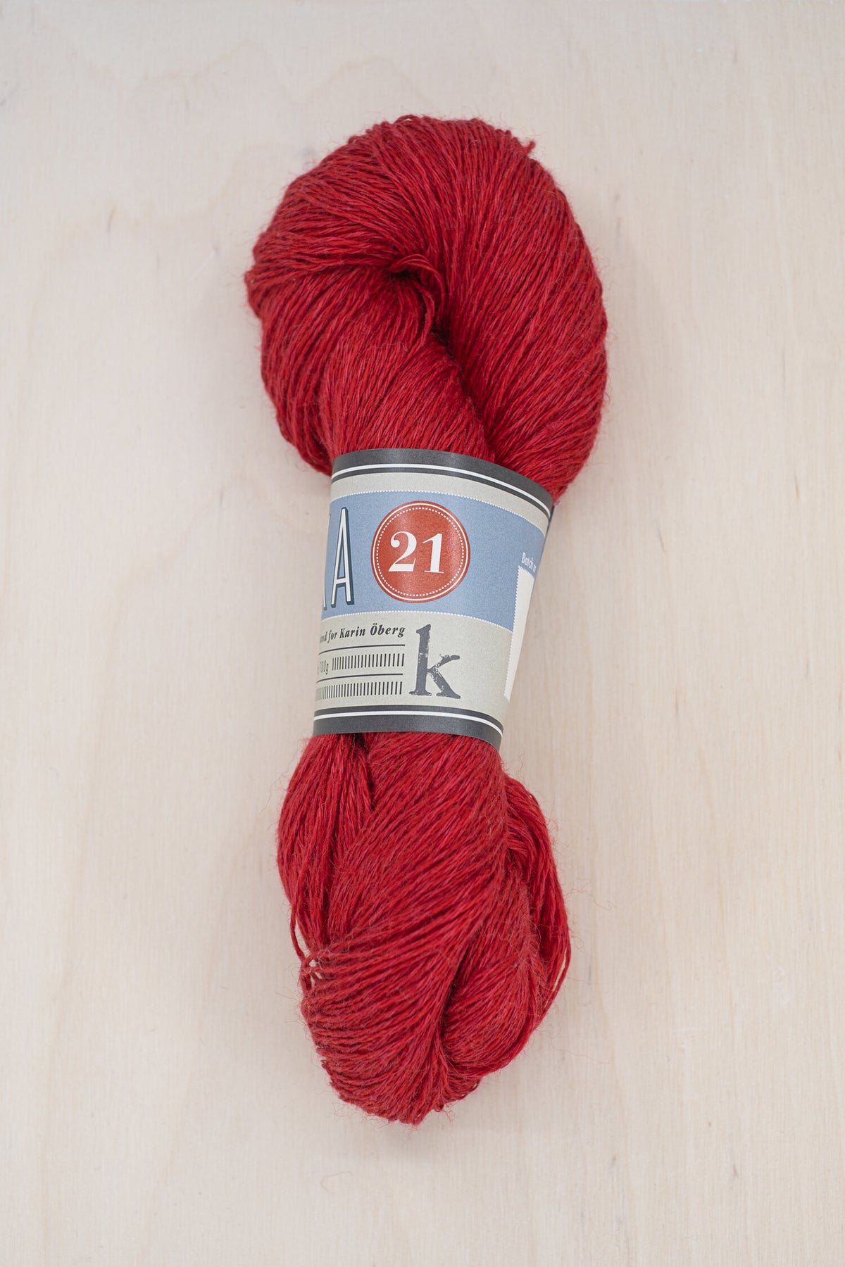 Kalinka 21 Röd- Ull/Lin