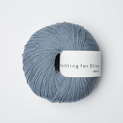 Dusty Dove Blue / Støvet Dueblå - Merino