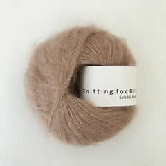Mushroom Rose / Champignonrosa - Soft Silk Mohair