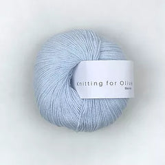 Ice Blue / Isblå - Merino