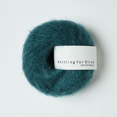 Petroleum Green / Petroleumsgrøn - Soft Silk Mohair