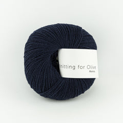 Navy Blue / Marineblå - Merino