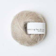 Oatmeal / Havre gryn- Soft Silk Mohair