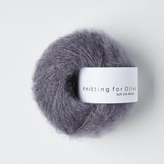 Dusty Violet / Støvet Viol - Soft Silk Mohair