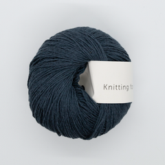 Deep Petroleum Blue / Dyb Petroleumsblå - Pure Silk