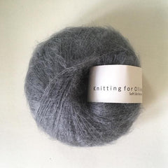 Dusty Petroleum Blue / Støvet Petroleumsblå - Soft Silk Mohair