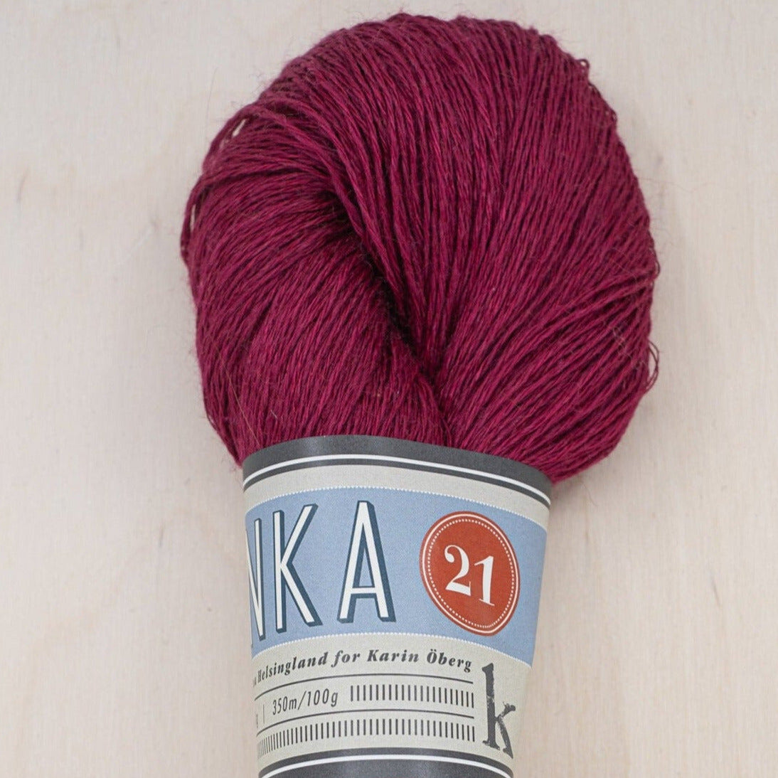 Kalinka 21 Cyklamen- Ull/Lin
