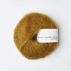 Dark Mustard / Mørk Senap - Soft Silk Mohair