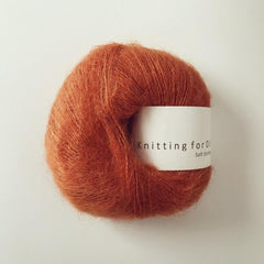 Burnt Orange  / Brændt Orange - Soft Silk Mohair