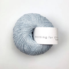 Ice Blue / Isblå - Pure  Silk
