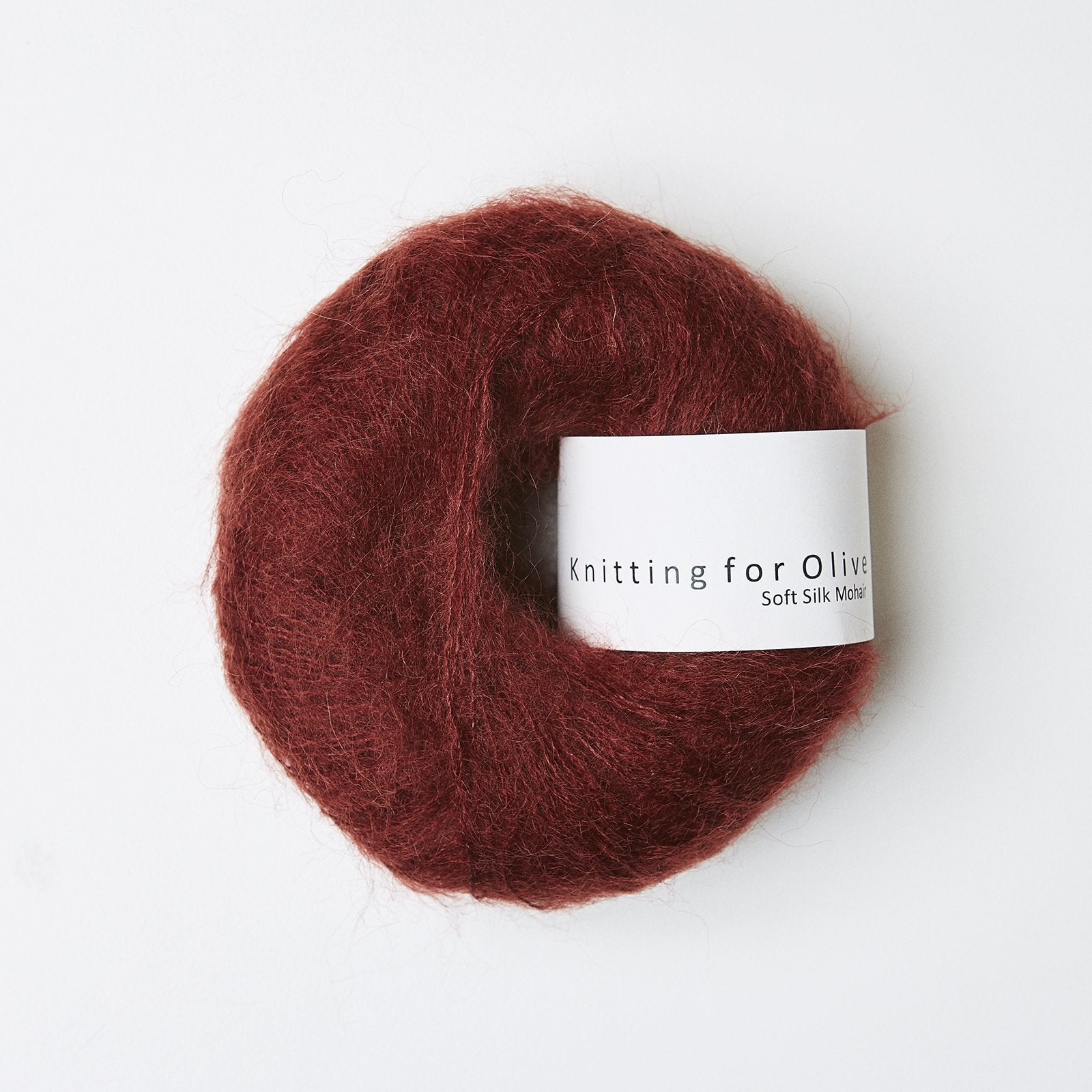 Claret / Vinrød - Soft Silk Mohair