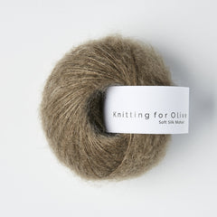 Hazel Brown / Hasselnød - Soft Silk Mohair
