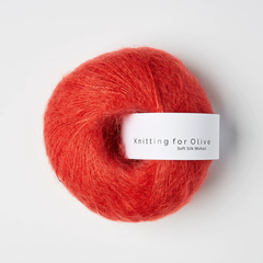 Blood Orange / Blodapelsin - Soft Silk Mohair