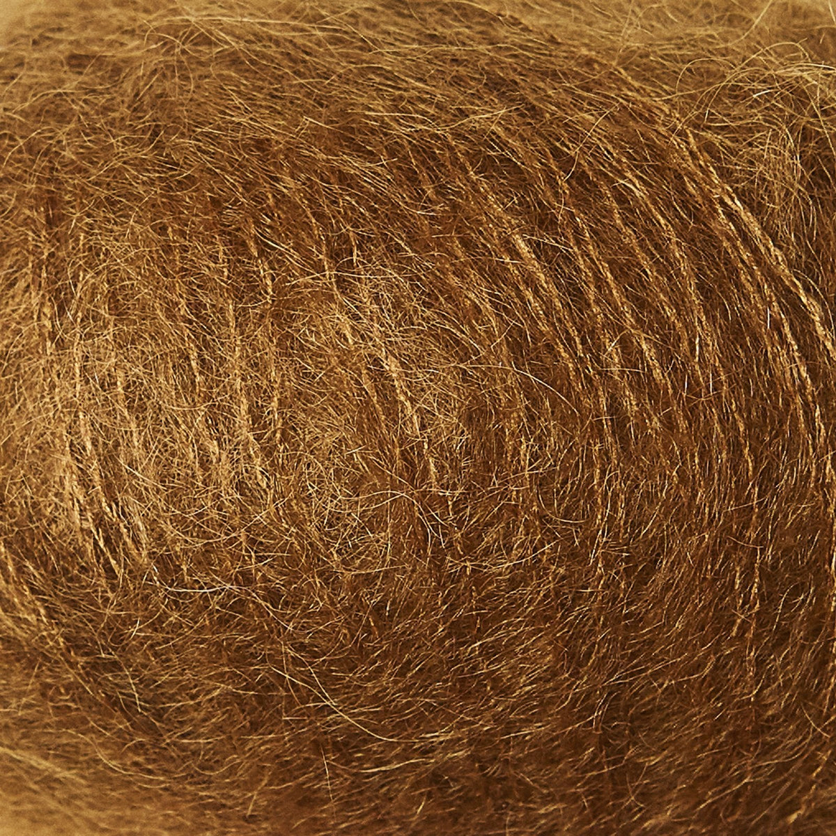 Ocher Brown / Okkerbrun - Soft Silk Mohair