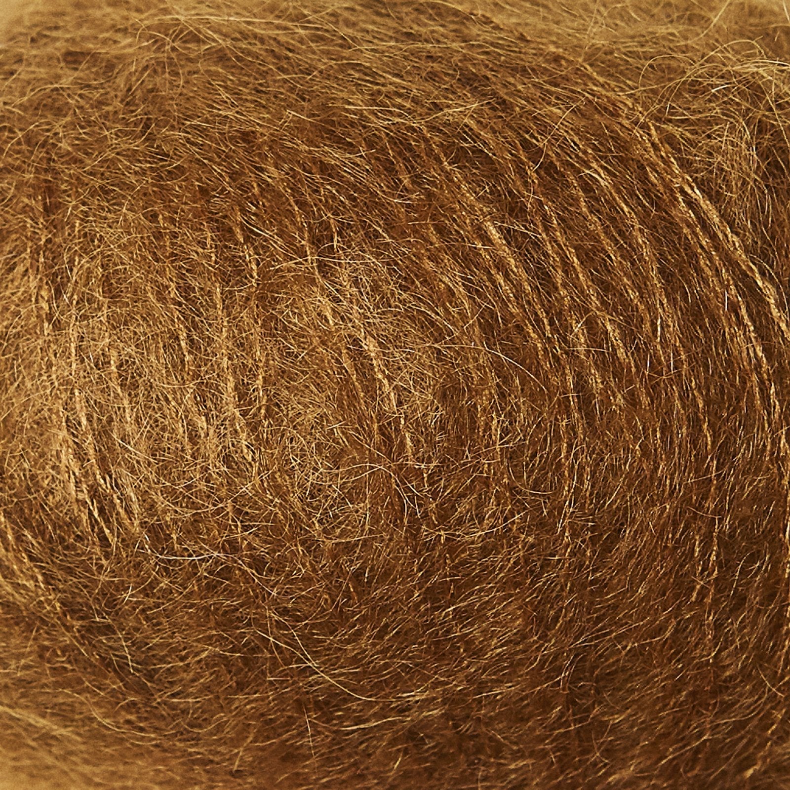 Ocher Brown / Okkerbrun - Soft Silk Mohair